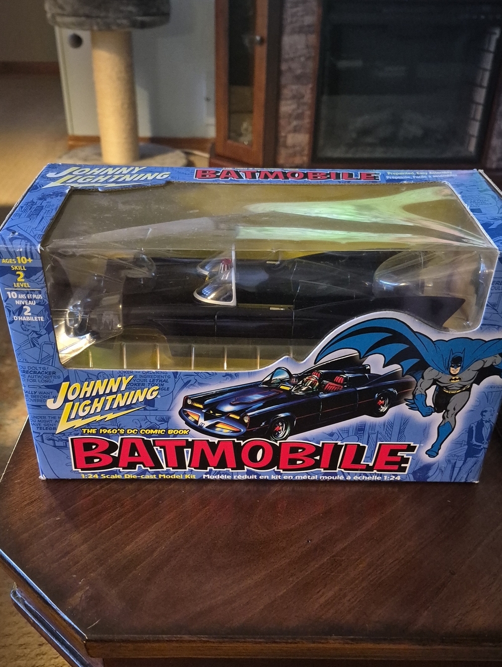 Johnny Lightning Batmobile Die-Cast Model - Black